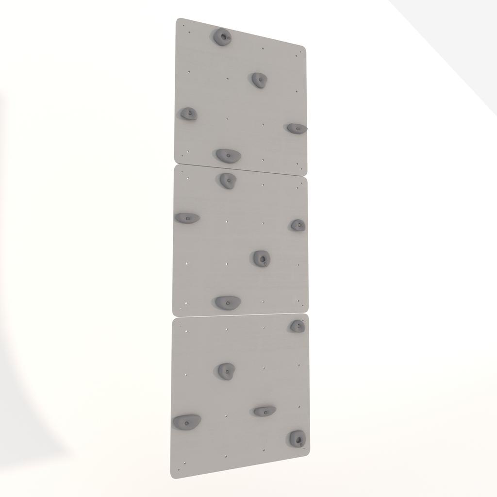 Climbing Wall Square 3 Grey - Grabs Grey