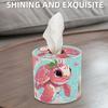 5D DIY Diamond Art Rhinestones Decorative Tissue Box Full Drill Crystal Mosaic Tissue Holder for Home Car Desk Decoration Craft