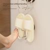 Suction Cup Slippers Rack, Household Wall-mounted Shoes Storage Rack Without Drilling, Bathroom Slippers Draining and Storage Rack