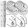 Music Notes Party Supplies: Tableware, Plates, Napkins, Cups for Birthdays & Music Festivals