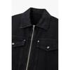 VOV Women Woven Mix Denim Zip Up Jacket 7156210001