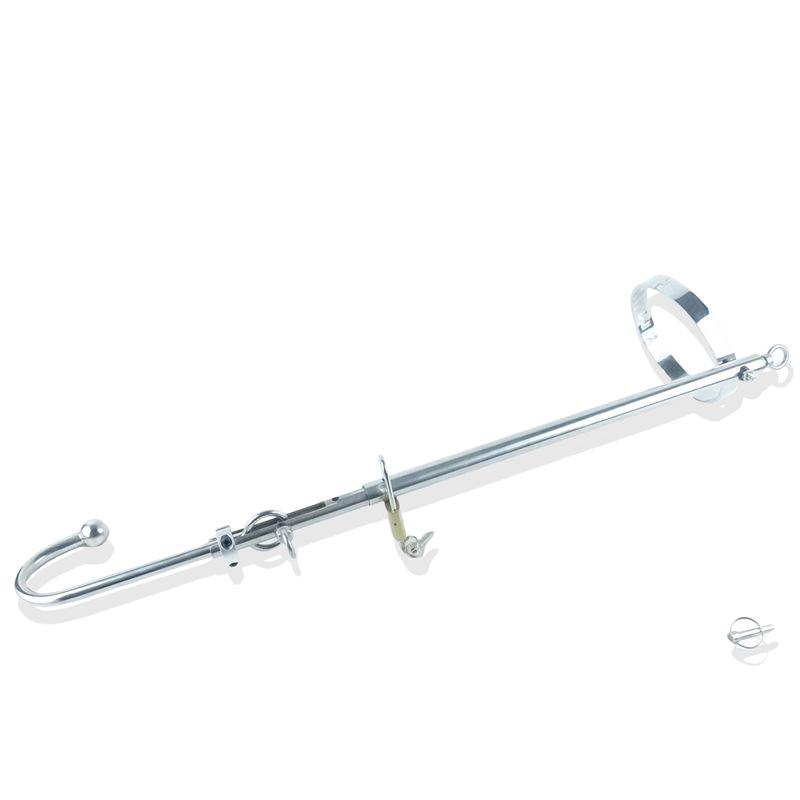 Gancio per Anus Autolegante con Manette Metalliche - Giocattolo Sviluppo Crisantemo