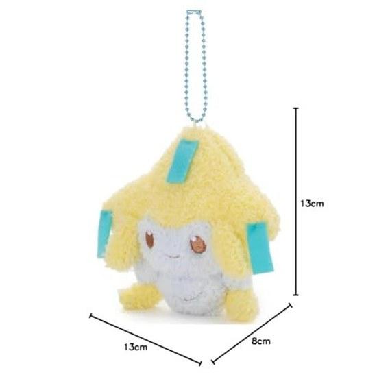 Takaratomy A.R.T.S Pocket Monster Pokemon Pokepeace Plush Ball Chain Mascot Jirachi Height approximately 13cm