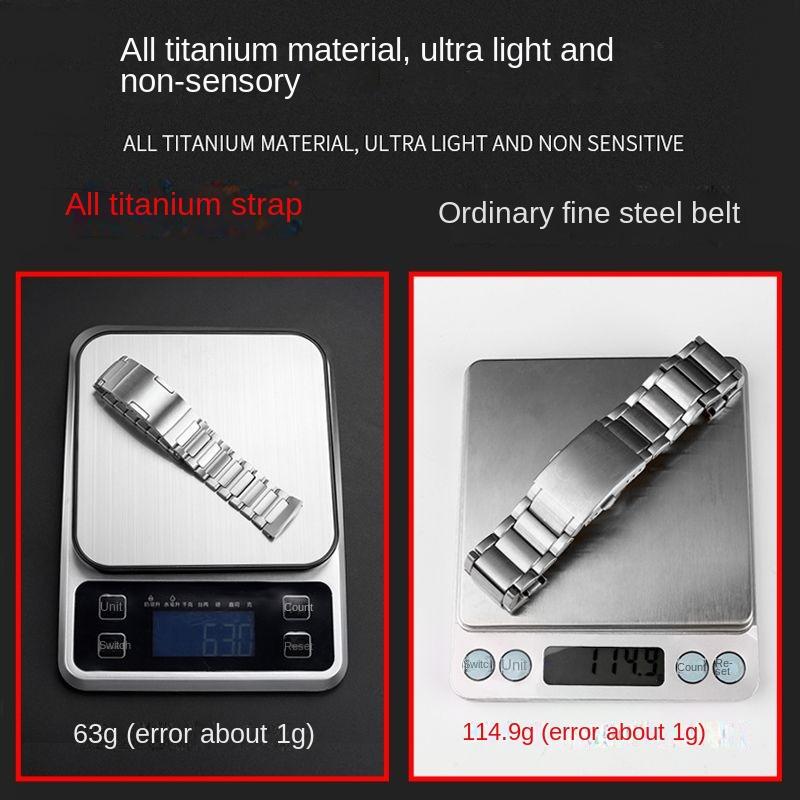 For Huawei WATCH 4Pro Mars Titanium Metal Watch Band 4PRO Titanium Alloy Silver Blue New Watch Chain Arc End Bracelet Watchband
