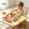 Fine Motor Skill Toy Animal Alphabet Puzzle Matching Game, Wooden Letter Block, Themed Blocks ABC Preschool Learning for Toddlers Boys Girls