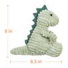 Apricot Lamb Corduroy Dinosaur Plush Soft and Fluffy Corduroy Dinosaur for Boys and 20cm Toy, Cute, Girls,