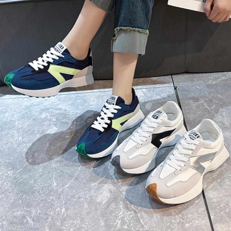 Fashion Women Sneakers New Summer Causal Breathable Sneakers Fashion Lace Up Breathable Sneakers Platform Outdoor Walking Designer Shoes