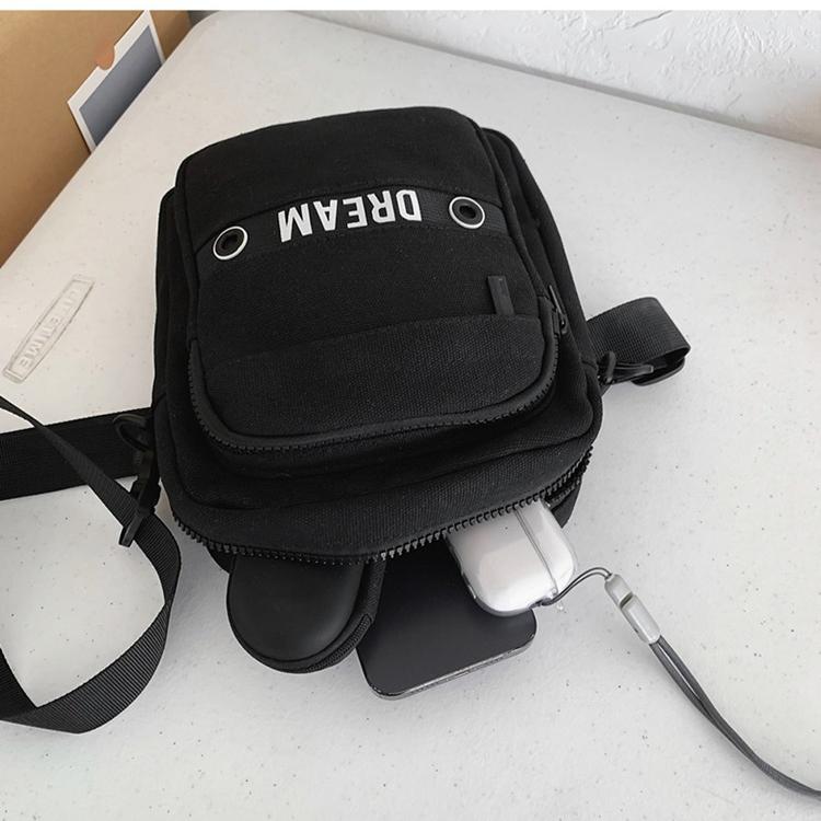 Повседневные мужские поясные сумки холщовые модные кошельки для монет многофункциональные — фото 19