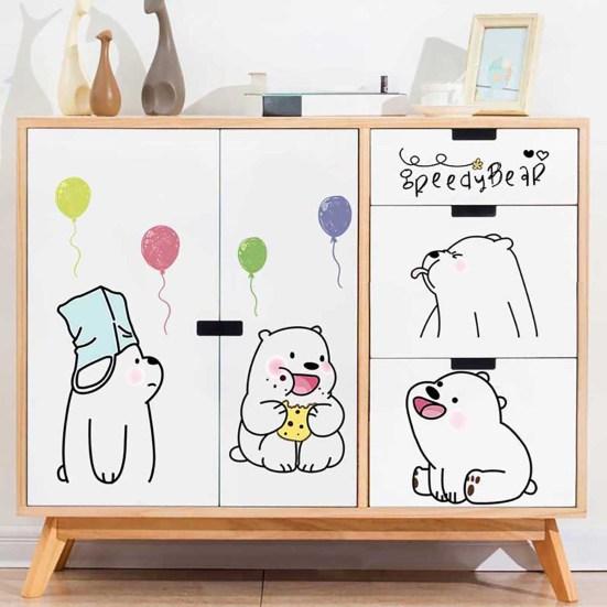Wall Sticker Lovely Self Adhesive Home Decal Removable Wall Decal