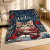 Softball Bow No. 2 Coral Fleece Blanket