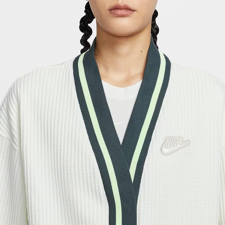 Nike Odzież sportowa Luźna Kurtka z długim rękawem Przyjazna dla skóry Damskie Kurtki IM7468-133