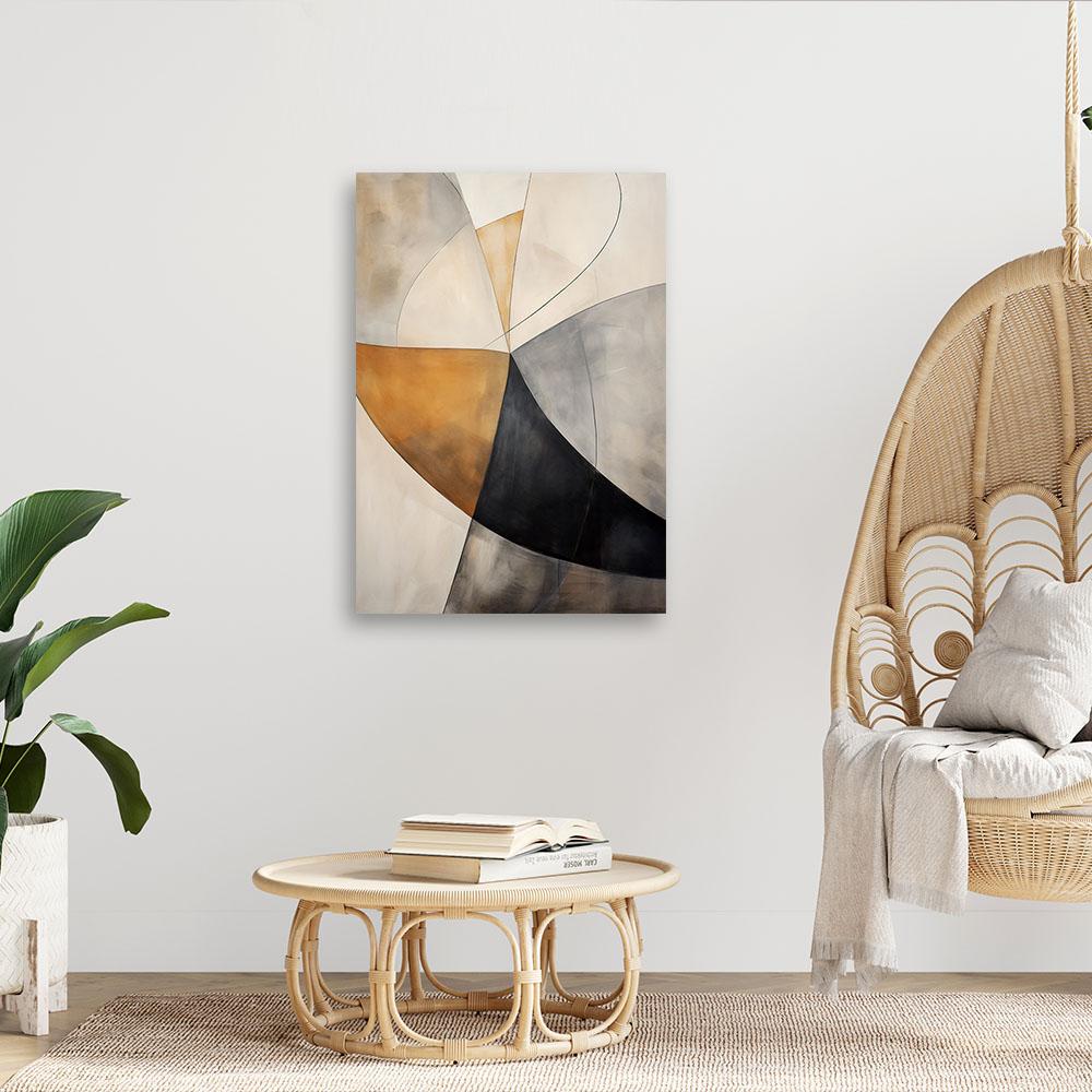 Canvas Print, Modern Boho Composition