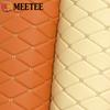 45/90*160cm Sponge Interlayer Leather Fabrics Car Floor Seat Sofa Decor Cloth Embroidery Quilted Faux Leathers Fabric DIY Crafts
