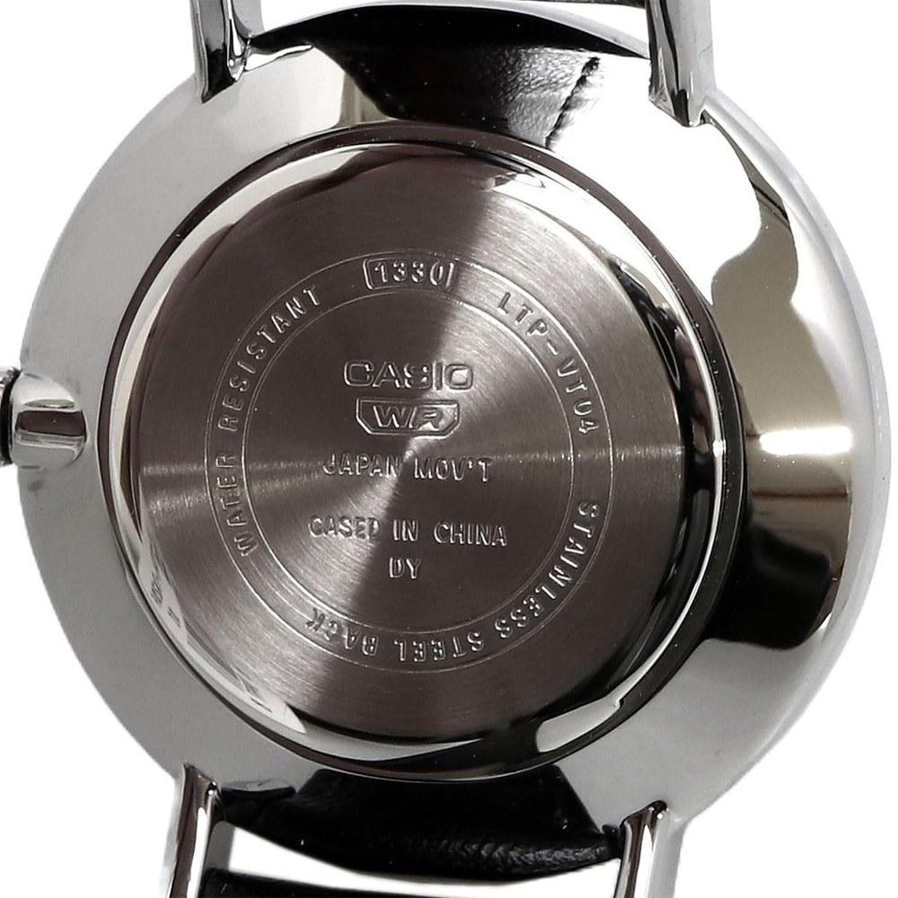 Casio Analog Quartz Ladies Wristwatch LTP-VT04D-1A Black Metal Band