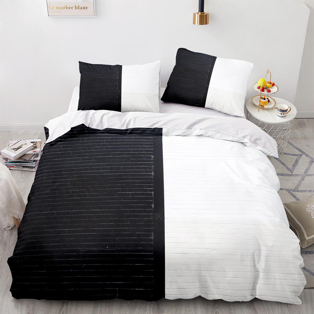 Black And White Bedding Set Single