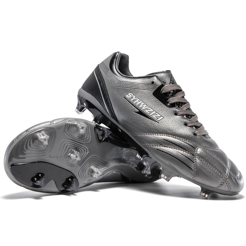 Scarpe da calcio da uomo FG/TF a taglio basso nuove aderenti anti-sfregamento professionali per campo gioco libero scarpe da calcio a cinque per adolescenti