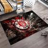 FC St Pauli Clublogo Stadion Kunstprint Vloerkleed Antislip Rechthoekig Vloermat Voetbalfan Huis Gaming Decor