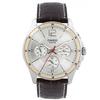 Men's Chronograph Watch MTP-1374L-7AVDF Leather Strap