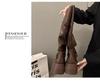 2025 Internet Celebrity Boots of the Same Style Autumn and Winter Thick-soled Versatile Niche Boots Women's New Popular Small Women's Boots