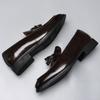 Modisch Trendige Neue Quasten-Loafer Neue Herren Alligator Muster Lackschuhe Designer Formell Hochzeitskleid Heimkehr Schuhe
