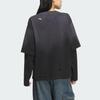 adidas Originals T-shirt de sport tissé 2 en 1 à manches longues et col rond pour femmes KS6112