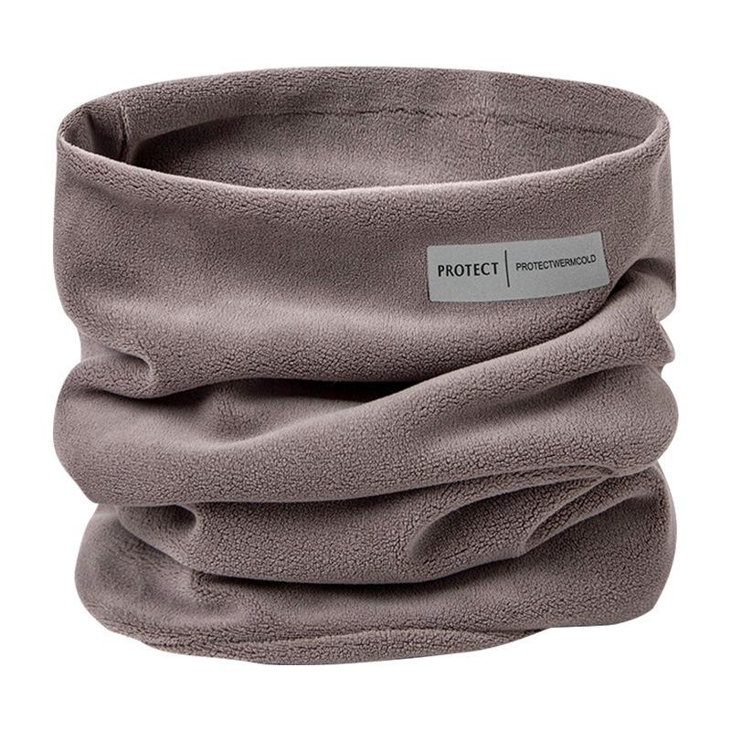 Fleece thickened autumn and winter neck protection neck cover women's pullover outdoor riding warm windproof and cold mask scarf men