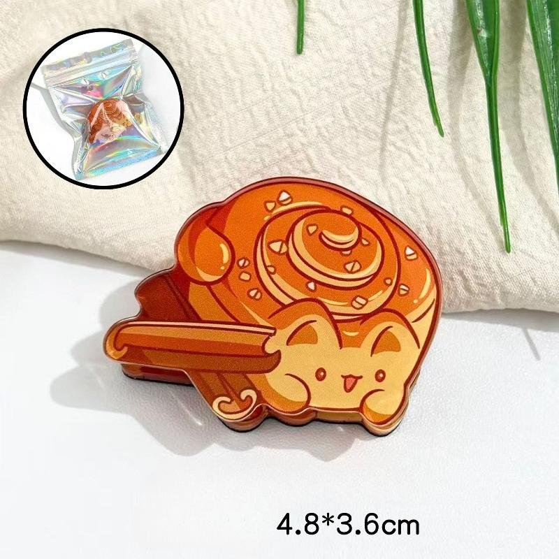 1 STÜCK Neuer Trend Niedlicher Cartoon Capybara Acrylclip Kreative Studententest Büroklammer Snack-Verschlussklammer Bürodokument Pillenbinder