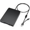 3.5 Inch External Floppy Disk Drive, Portable USB 3.0 Type-C 1.44MB FDD Disk Reader for PC Laptop Desktop Windows 11/10/8/7/XP