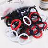 50/100/30 basic black rubber band for women girls elatic classical hair band head accessories casual sport High ponytail support