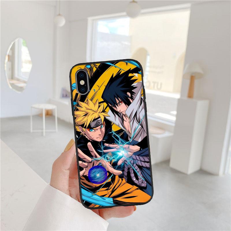 

LO76 Naruto Uchiha Sasuke Case for Samsung A11 A12 A13 A15 A52S A53 A55 A56 A70 A71 A72 A73 F06 F16 F56 S10 Plus S10e Galaxy A15 4G