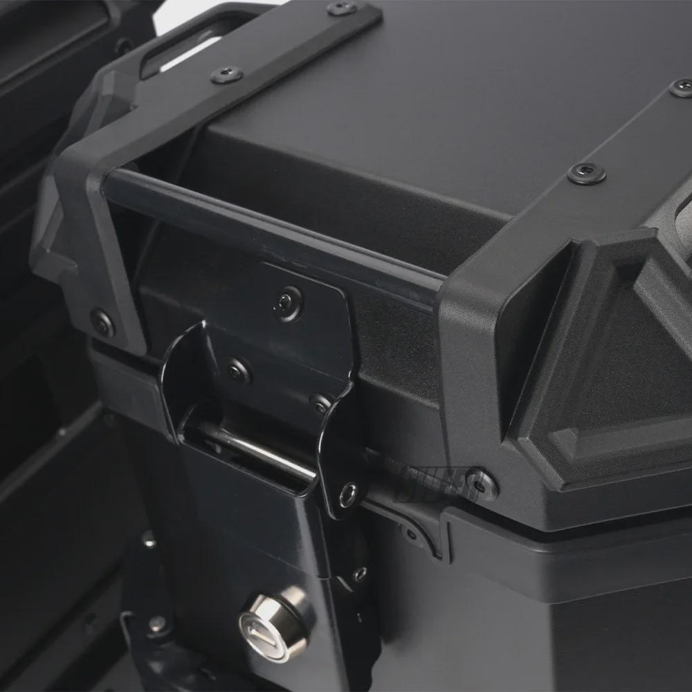 35L Black Warrior Waterproof Aluminum Motorcycle Side Box Set: Includes 18L Quick Release Anti-collision Side Box