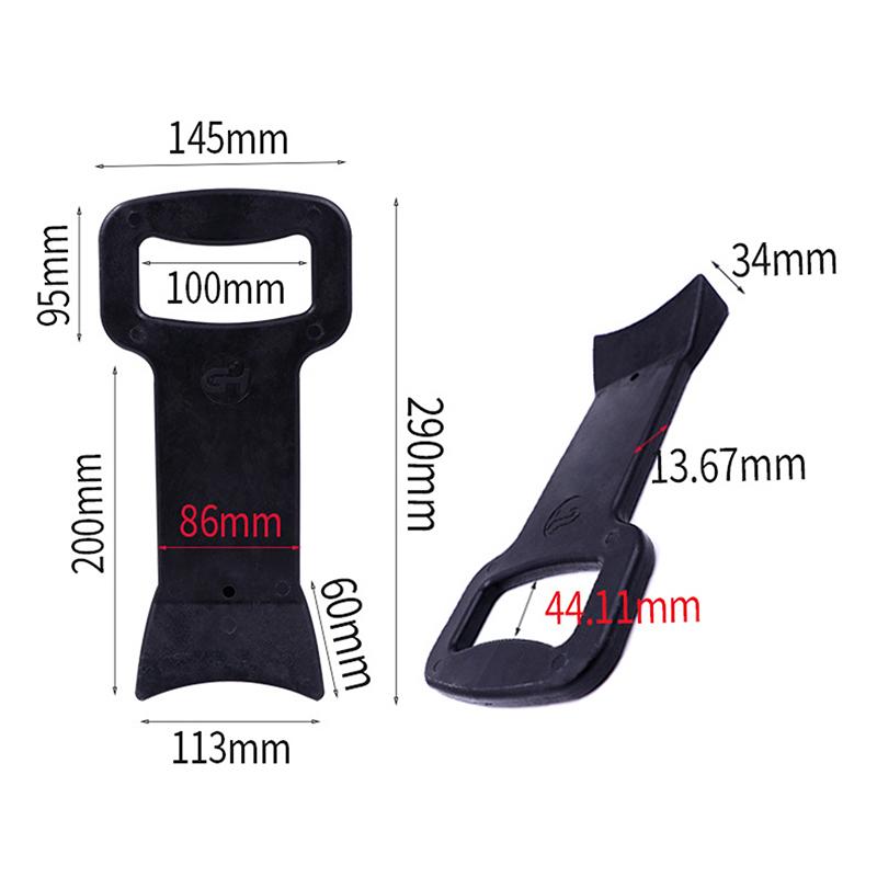 

Притискна скоба для борта шини Інструмент для монтажу/демонтажу шин автомобіля Для шин від 17,5 до 24,5 дюймів Засіб для ремонту шин Знімач Відривник борта Шиномонтажний верстат