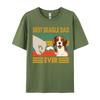 Best Beagle Dad Ever Gift From Daughter And Son Funny Beagle Tshirt Unisexs Top Tshirts Custom Tops Shirts Cotton Fashionable