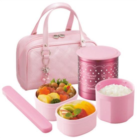 

ZOJIRUSHI Insulated Lunch Box 1 Rice Bowl Pink (Approx. Capacity) SZ-GA02-PA