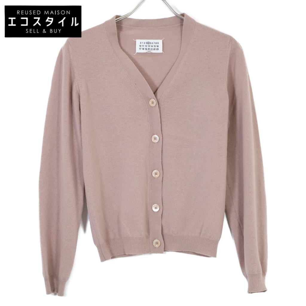 Maison Margiela 17AW Elbow Patch Cardigan tops XS pinkUsed