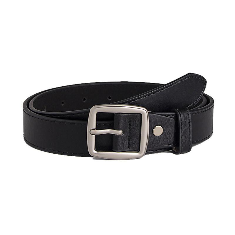 Basic Women's Belt, Fashionable Commuter Pin Buckle Belt, Simple and Versatile PU Imitation Leather Belt, Women's Belt