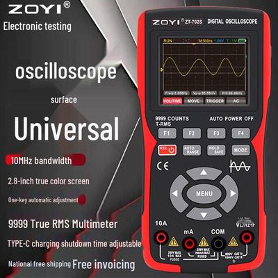 ZOYI 702s Smart Handheld Digital Oscilloscope & Multimeter for Auto Repair