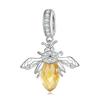 WOSTU 925 Sterling Silver Wizard of oz series Charms Pendant Honey Bee Beads Fit Original Bracelet DIY Necklace Jewelry Making
