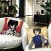 B-Bungo Stray Dogs Anime Pillow Case Fashion Square Pillowcase Bedroom Sofa Room Ins Decoration Leisure