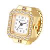 Finger Watch, Ring Watch, Gold: One Size Fits Most, Stylish, Casual, Business, Fashion Accessory - Perfect Gift for Birthdays, Christmas, Valentine's