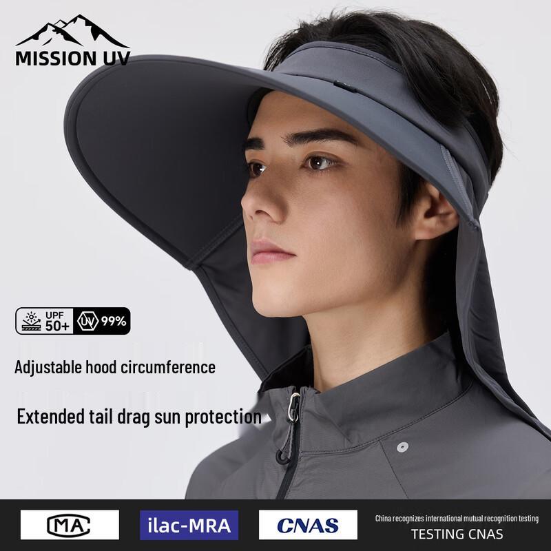 MISSION Men s Outdoor UV Sun Visor with Wide Brim