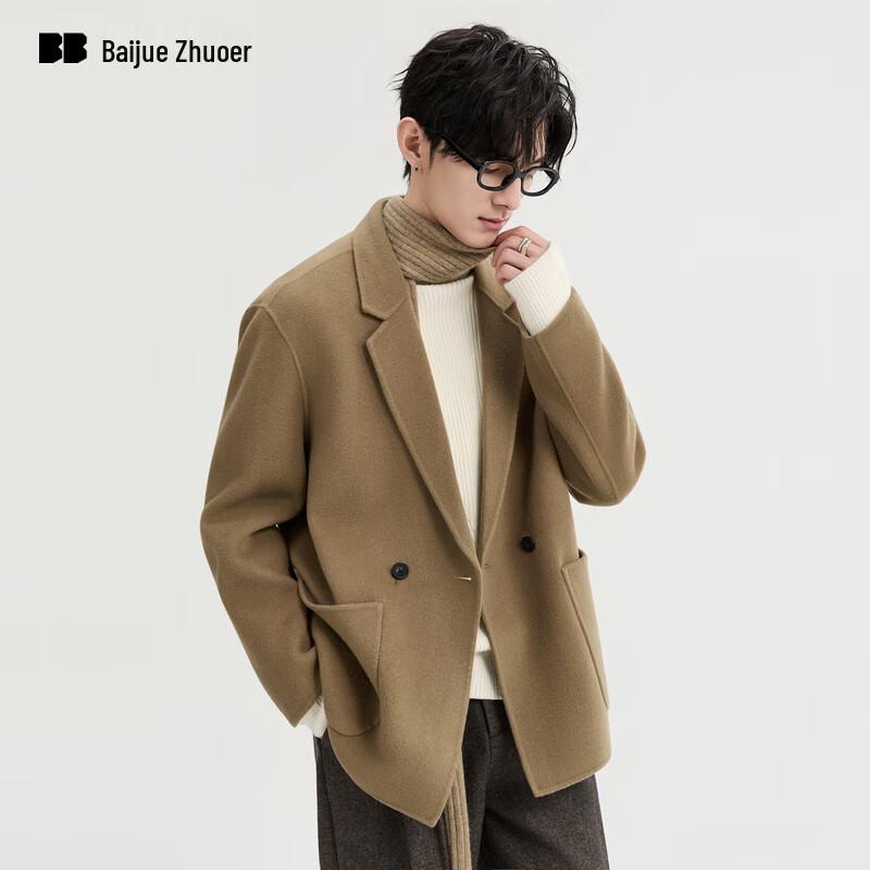 

Мужское двустороннее пальто оверсайз Earl Joer из шерстяной смеси 2XL