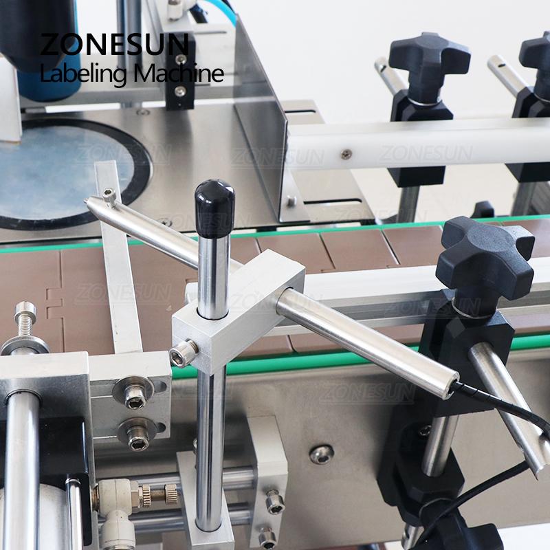 ZONESUN ZS-TB550 Automatic Labeling Machine for Round Irregular Polygonal Hexagonal Bottle Jar Plastic Glass Packaging Line