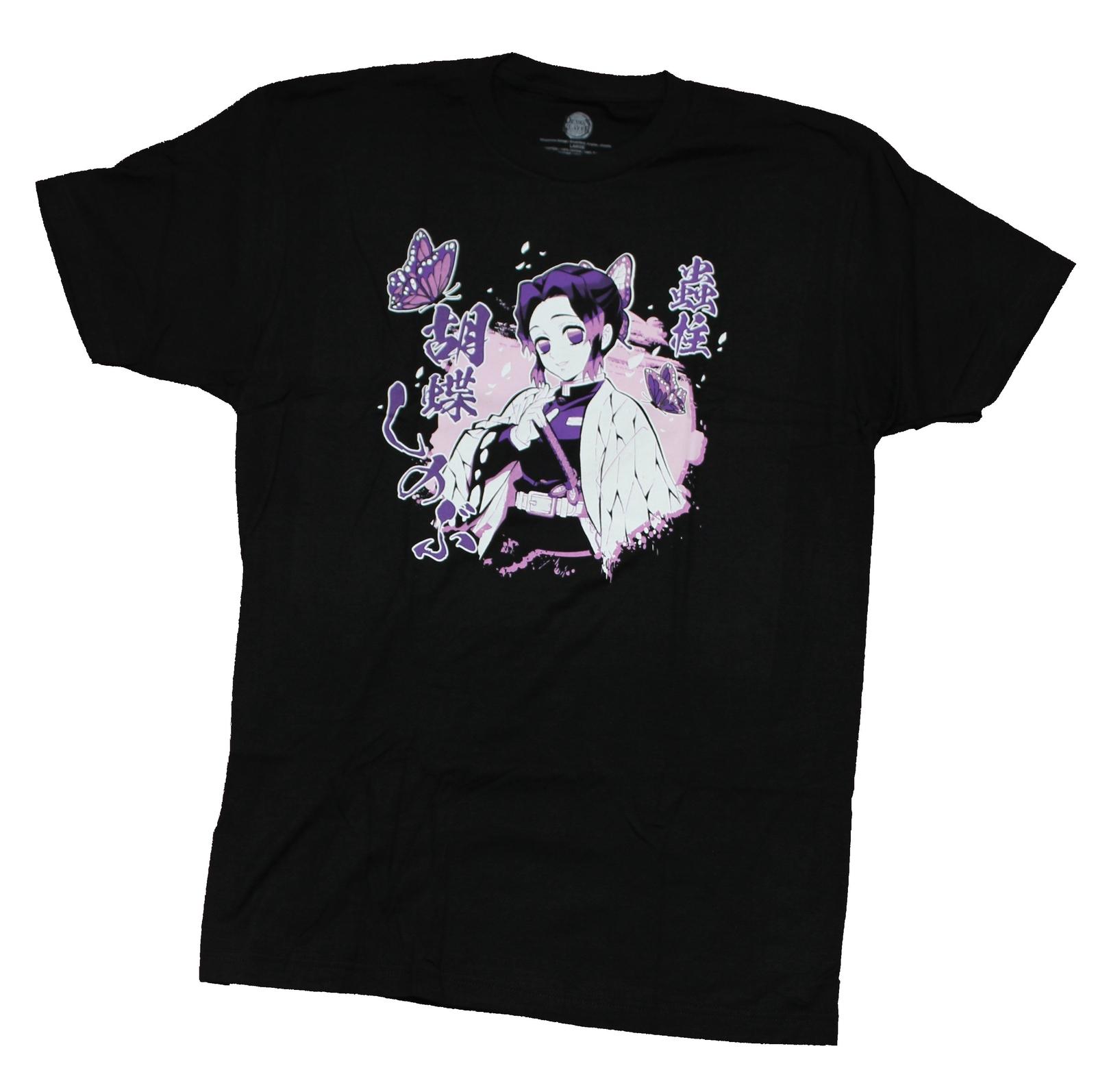Demon Slayer Mens T-Shirt - Shinobu Kocho Pink Girl Image S