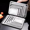 Qianxingren 304 Stainless Steel Rectangular Tray