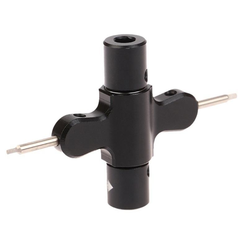 Aluminum Alloy Ratchet Wrench Spanner for Precise Hexagonal Screw Socket Adaptation Installation Removal in DIY Projects