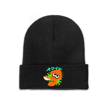 Squid Kawaii Splatoon Knit Hat Beanies Winter Hats Warm Unisex Color Ink Kid Game Squid Caps for Unisex Women Gifts