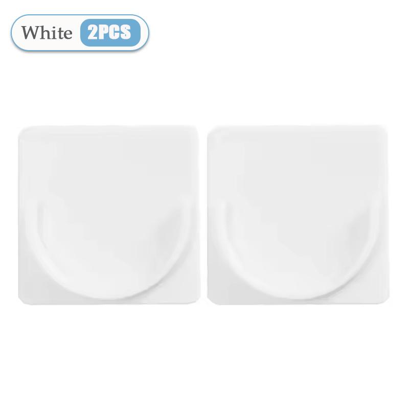 Strong Curtain Rod Bracket Holders Hooks Self-adhesive Rod Holder Clothes Rail Bracket Toilet Home Bathroom Accessories