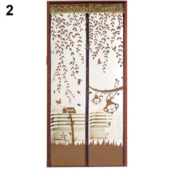 Home Decor Hands-Free Magnetic Soft Door Durable Fly Screen Anti Mosquito Bug Mesh Curtain