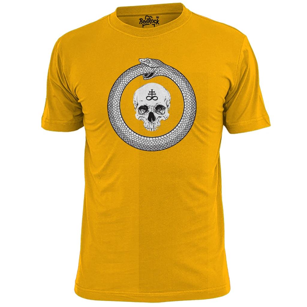 Mens Ouraborus Symbol T shirt Renewal Egyptian Snake Dragon